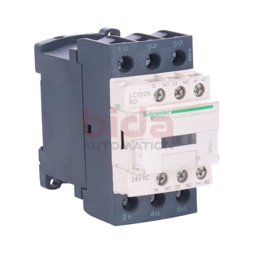 Schneider LC1D25BD Leistungssch&uuml;tz / power contactor 24V