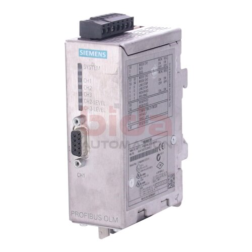 Siemens 6GK1503-3CB00 / 6GK1 503-3CB00 PROFIBUS OLM/G12 V4.0 Optisches Verbindungsmodul / Optical Link Module
