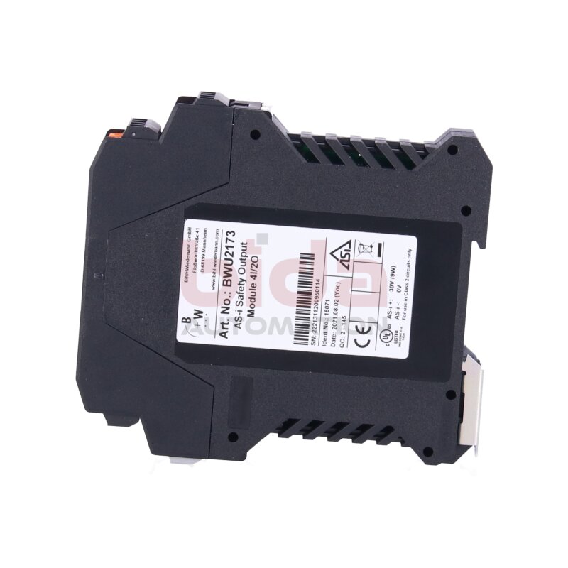 Bihl+Wiedmann BWU2173 ASi Safety Ausgangsmodul / ASi Safety Output Module 30V