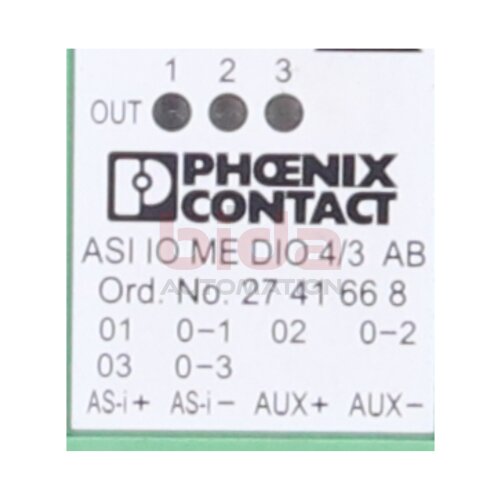 Phoenix Contact ASI IO ME DIO 4/3 AB (2741668) Erweiterungsmodul Expansion module