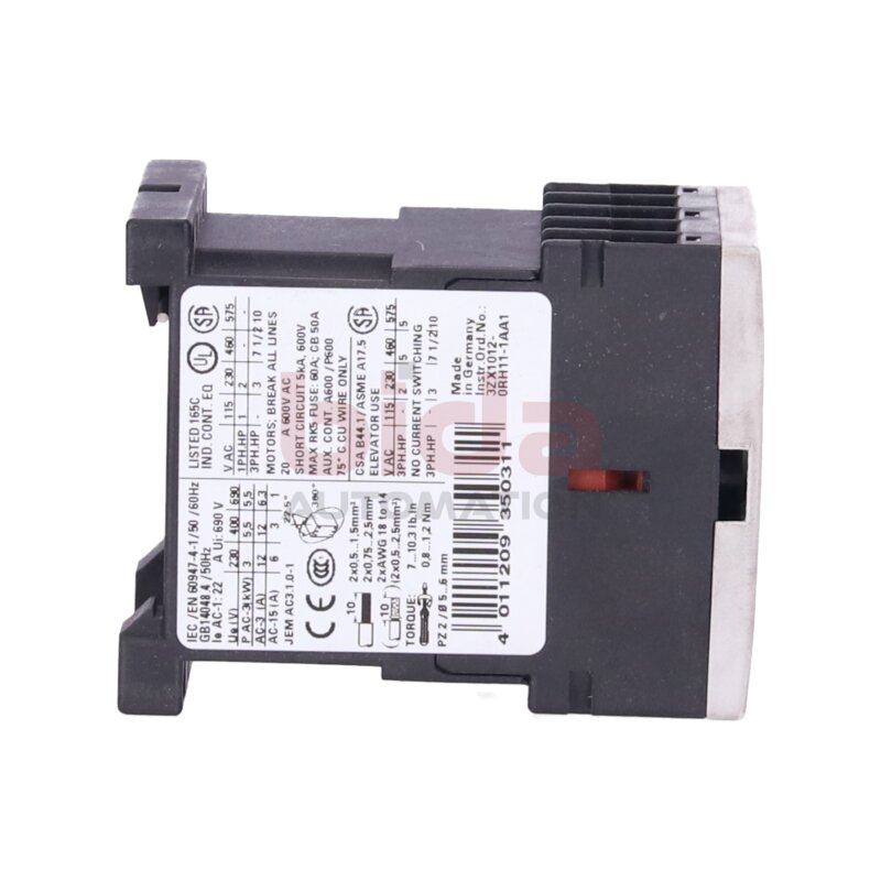 Siemens 3RT1017-1AH01 / 3RT1 017-1AH01 Leistungssch&uuml;tz / power contactor