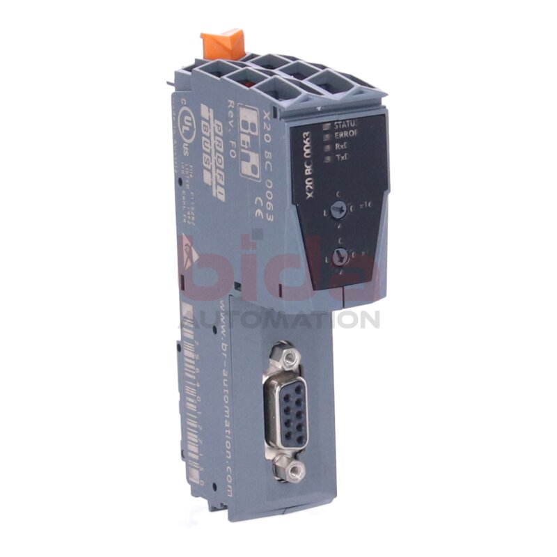 B&amp;R X20 BC 0063 Bus‐Controller f&uuml;r PROFIBUS DP V0 / Bus controller for PROFIBUS DP V0