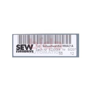 SEW 8230064 MWA21A Sollwertwandler Setpoint converter