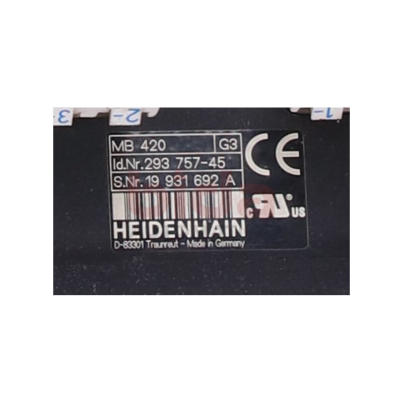 Heidenhain MB 420    (293757-45) Maschinenbedienfeld / Machine control panel