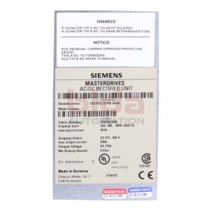 Siemens 6SE7032-3EP85-0AA0 SIMOVERT Masterdrives...