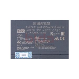 Siemens 6ES7338-4BC01-0AB0 SIMATIC S7-300...