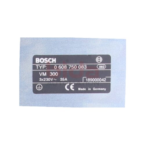 BOSCH 0 608 750 083  VM 300 Power‑Supply‑Modul 3 &times; 230 V AC
