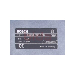 BOSCH 0 608 830 160 ( 5V - 1,7A / 24V - 2,0A)...