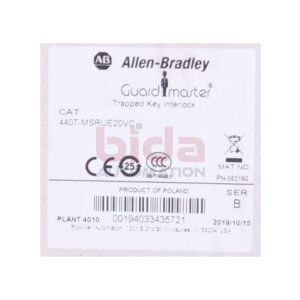 Allen-Bradley 440T-MSRUE20VC Guardmaster Eingeklemmte...