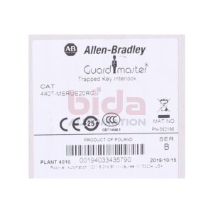 Allen-Bradley 440T-MSRUE20RC Guardmaster Eingeklemmte...