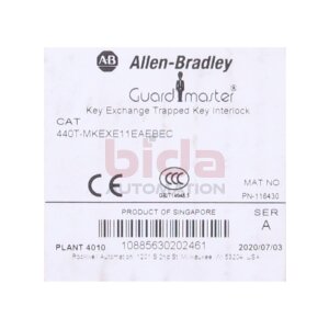 Allen Bradley 440T-MKEXE11EAEBEC Key Exchange Trapped‑Key...