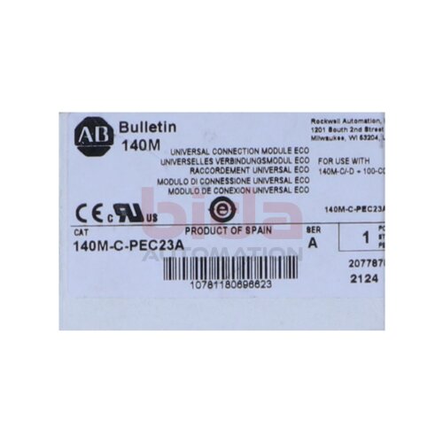 Allen-Bradley 140M-C-PEC23A Anschluss‑/Verbindungsmodul / Connecting Module