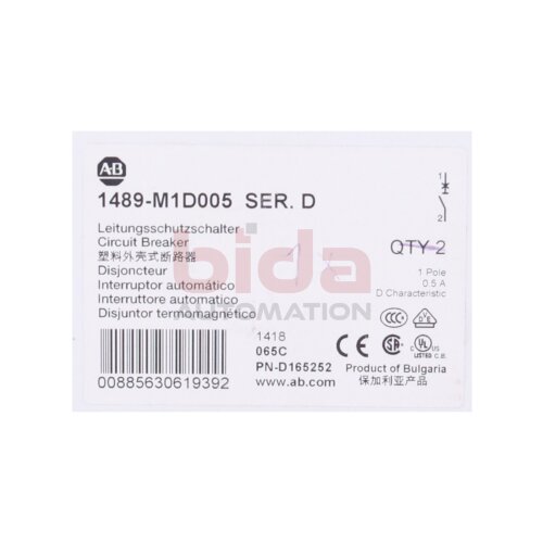 Allen-Bradley 1489-M1D005 Leistungsschutzschalter / circuit breaker