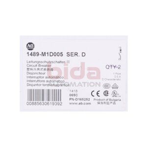 Allen-Bradley 1489-M1D005 Leistungsschutzschalter /...