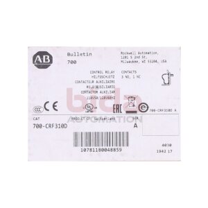 Allen-Bradley 700-CRF310D Kontaktor-Relais 24V DC