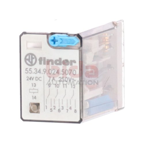Finder 55.34.9.024.5070 Miniatur - Steckrelais  Miniature - Plug-In Relay