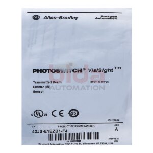 Allen-Bradley 42JS-E1EZB1-F4 VisiSight Lichtschranke...