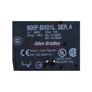 Allen-Bradley 800F-BX01L Kontaktblock /„Contact...