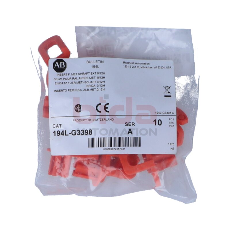Allen-Bradley 194L-G3398 Insert for met sharft ext / Einsatz f&uuml;r Met Sharft Ext