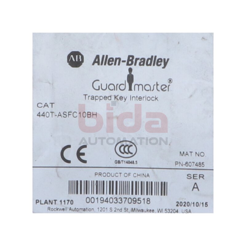 Allen-Bradley 440T-ASFC10BH