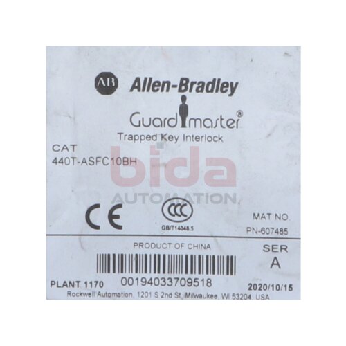 Allen-Bradley 440T-ASFC10BH