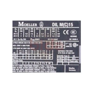 Moeller DIL M15-01 /DIL M(C)15 Leistungsschütz Power...