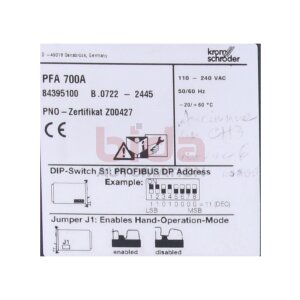Kromschröder PFA 700A Feldbusanschaltung / fieldbus...