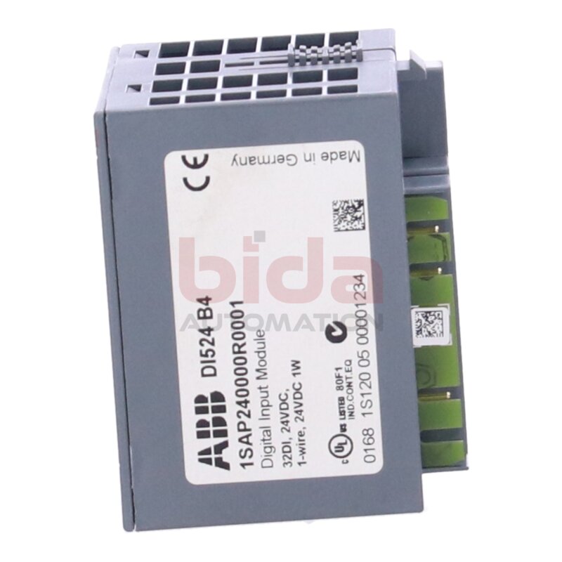 ABB DI524 B4  1SA240000R0001 Eingangsmodul / input module 24 V
