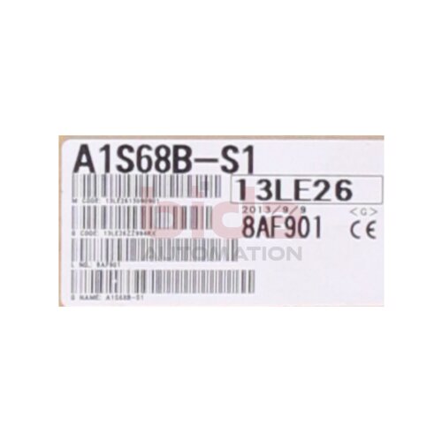 Mitsubishi A1S68B-S1 Erweiterungsrack / Extension Base Unit