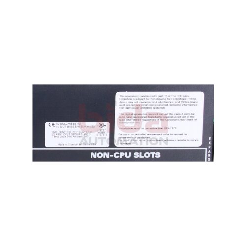 Fanuc IC693CHS391M  BASE 10-SLOT Erweiterungs‑Basisplatte / Baseplate