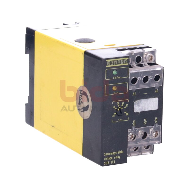 BENDER SUA 143 (B932803) Spannungsrelais Voltage relay