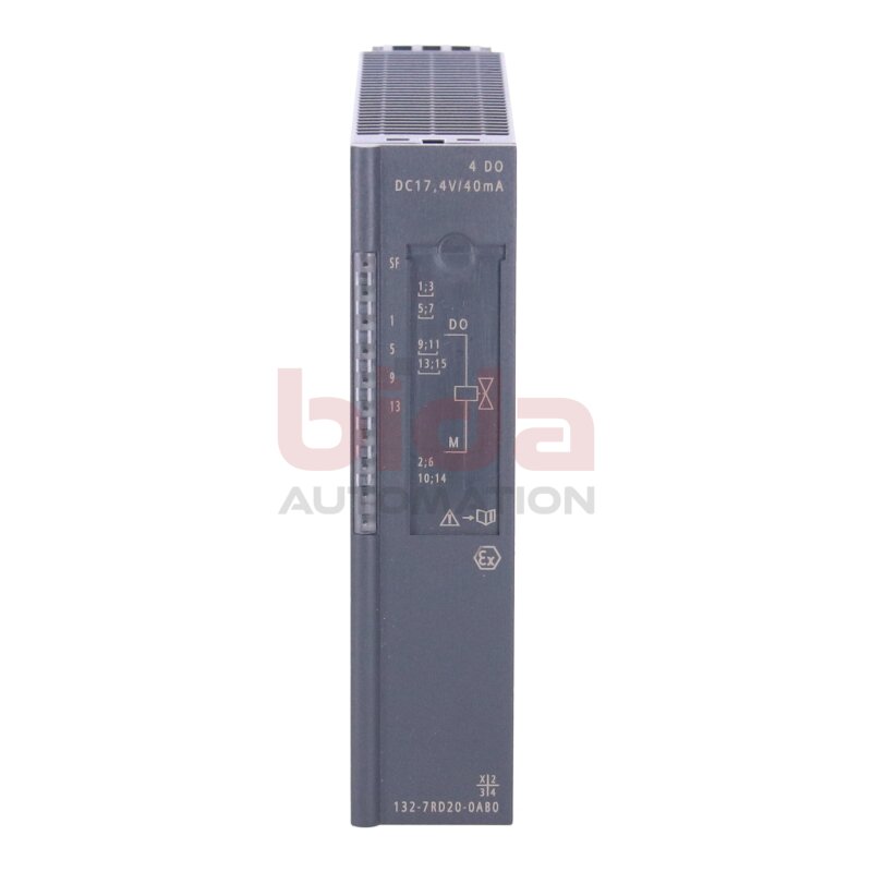Siemens 6ES7132-7RD20-0AB0 / 6ES7 132-7RD20-0AB0 SIMATIC DP, Elektronikmodul / electronic module  f&uuml;r ET200iSP, 4 DO, DC 17,4V/40mA