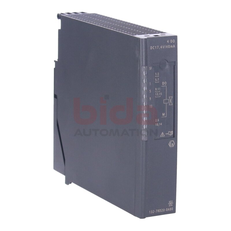 Siemens 6ES7132-7RD20-0AB0 / 6ES7 132-7RD20-0AB0 SIMATIC DP, Elektronikmodul / electronic module  f&uuml;r ET200iSP, 4 DO, DC 17,4V/40mA