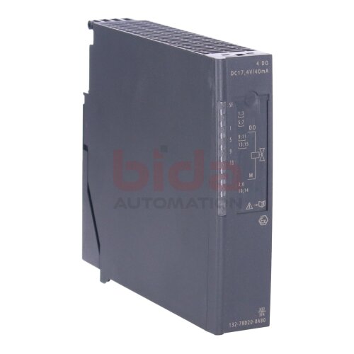 Siemens 6ES7132-7RD20-0AB0 / 6ES7 132-7RD20-0AB0 SIMATIC DP, Elektronikmodul / electronic module  f&uuml;r ET200iSP, 4 DO, DC 17,4V/40mA