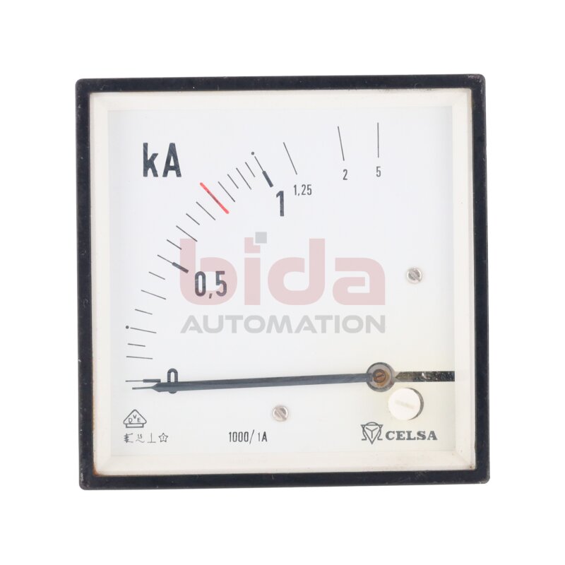 Celsa 1000/1A Strommesser kA Ammeter kA