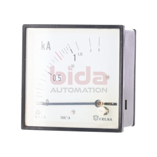 Celsa 1000/1A Strommesser kA Ammeter kA