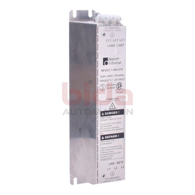 Rexroth Indramat NFD03.1-480-016 Netzfilter Mains filter