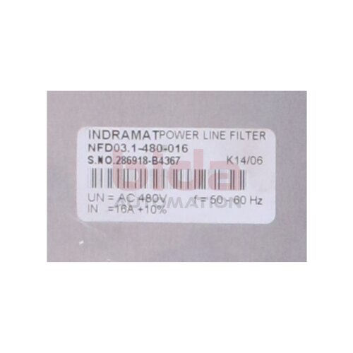 Rexroth Indramat NFD03.1-480-016 Netzfilter Mains filter