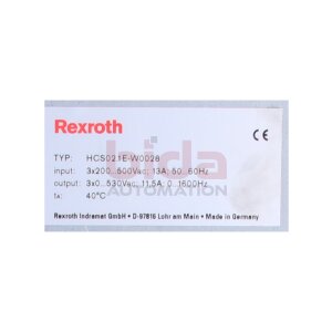 Rexroth HCS02.1E-W0028-A-03-NNNN Umrichter Converter