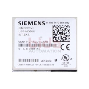 Siemens 6SN1112-1AC01-0AA0 SIMODRIVE 611...