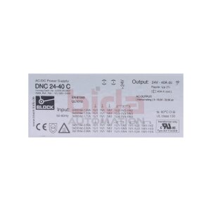 BLOCK DNC 24-40 C (10561048) Schaltnetzteil Power Supply