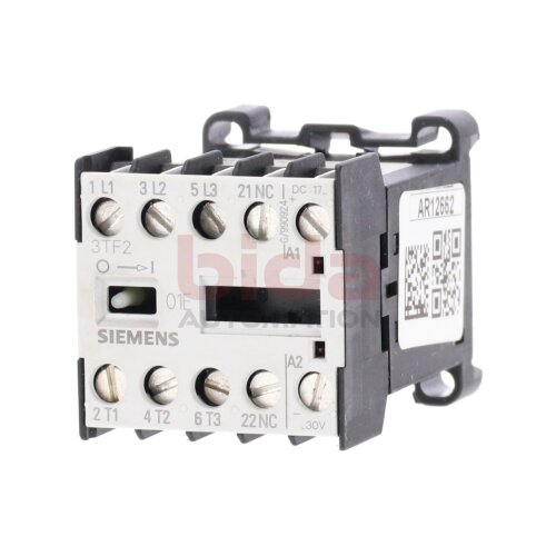 Siemens 3TF2001-0DB4 Sch&uuml;tz Contector 600V 16A