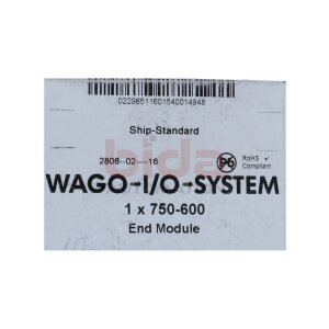 Wago I/O system 1 x 750-600 End Module