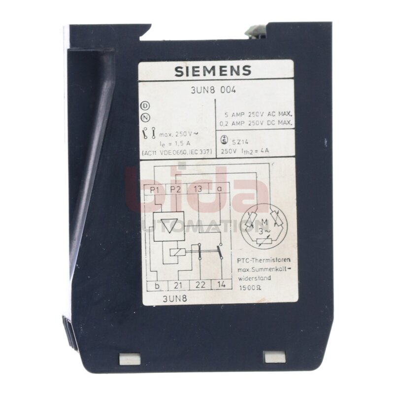 Siemens 3UN8 004 Ausl&ouml;seger&auml;t Release Unit 250V 1,5A
