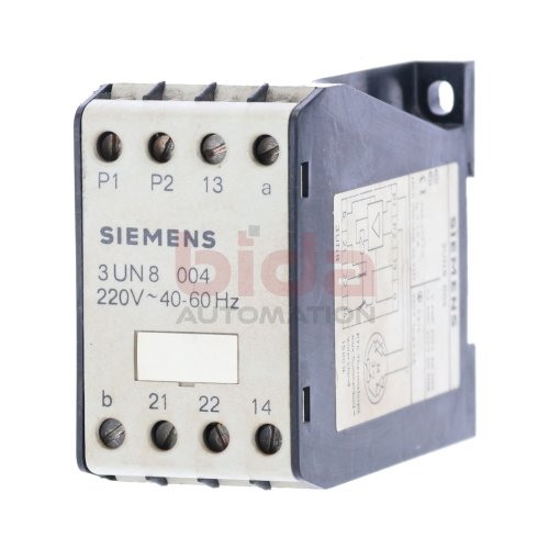 Siemens 3UN8 004 Ausl&ouml;seger&auml;t Release Unit 250V 1,5A