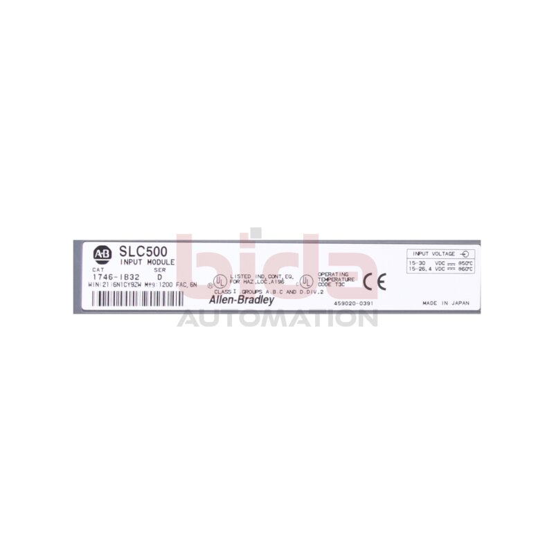 Allen-Bradley 1746-IB32  SLC500 Eingangsmodule / Input module 15-30V