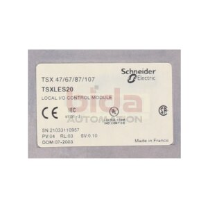 Schneider TSXLES20 TSX 47/67/87/107  E/A-Steuermodul  I/O...