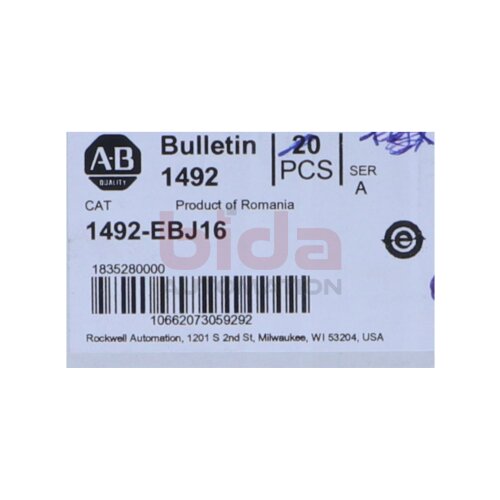 Allen-Bradley 1492-EBJ16 Reihenklemmblock / terminal block