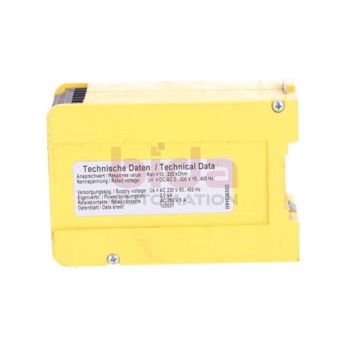 BENDER IR145Y-4 Isolations&uuml;berwachungsger&auml;t / Insulation Monitoring Device 230V AC / 50...400Hz