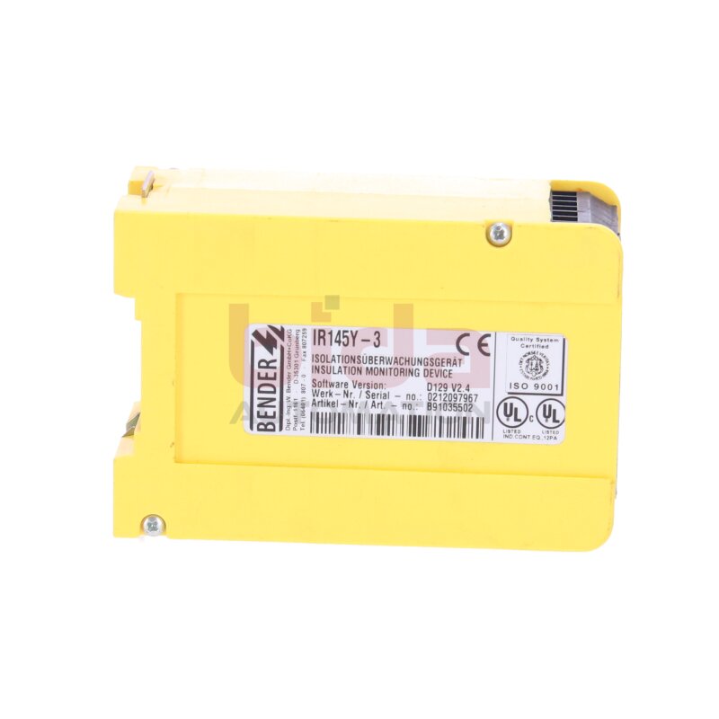 BENDER IR145Y-3 (891035502) Isolations&uuml;berwachungsger&auml;t Insulation monitoring device